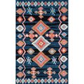 Momeni Margeux Chinese Machine Made Area Rug, Navy - 2 ft. 3 in. x 8 ft. MARGEMGX-4NVY2380